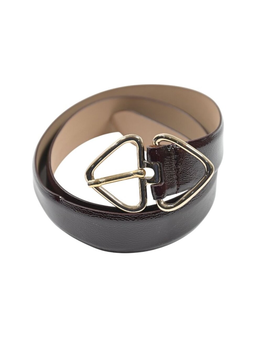B-Low The Belt Livia Gloss Belt in Fig & Gold
